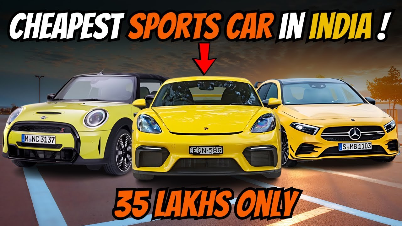 Top 4 Affordable Sports Cars in India - Budget-Friendly Speed Machines!🔥
