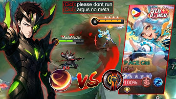 ARGUS VS NEW CICI P.ACE SKIN!! I MADE THIS META HERO USELESS IN LATE GAME!💀