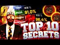 TOP 10 SECRETS IN NBA 2K21! WATCH THIS VIDEO BEFORE BUYING 2K21... BEST TIPS + BUILDS + JUMPSHOTS!!