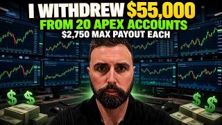 I Just Withdrew $55,000 From 20 Apex Accounts ($2,750 Max Payout Each)