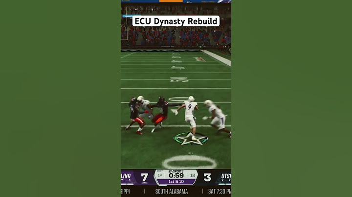 Taking ankles #cfb26 #collegefootball26 #dynastyrebuild #collegefootball #football #ecu