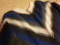 Тоненький мохеровый свитерок из остатков/вязание спицами