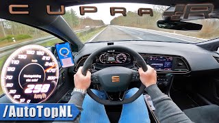 SEAT LEON CUPRA R ST *258KM/H* TOP SPEED on AUTOBAHN [NO SPEED LIMIT] by AutoTopNL