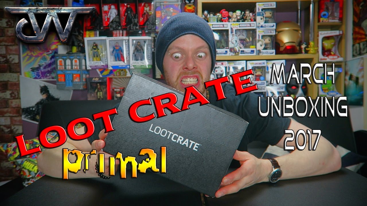 LOOT CRATE March 2017 | PRIMAL | Unboxing