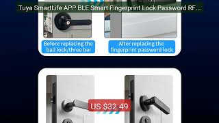 Tuya SmartLife APP BLE Smart Fingerprint Lock Password RFID IC Car... — Best Deal 2026 | Shop Now!