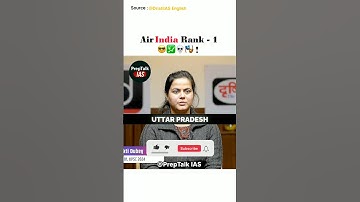 Air India Rank 1 Shakti Dubey 😎 || UPSC Interview #upsc