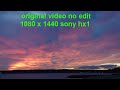 picture video sony hx1 unedited  sunset cloud digital camera