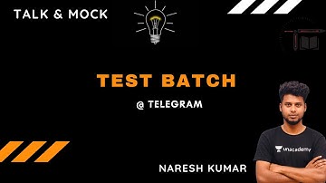 FREE Test Batch For All Banking Aspirants || Naresh kumar
