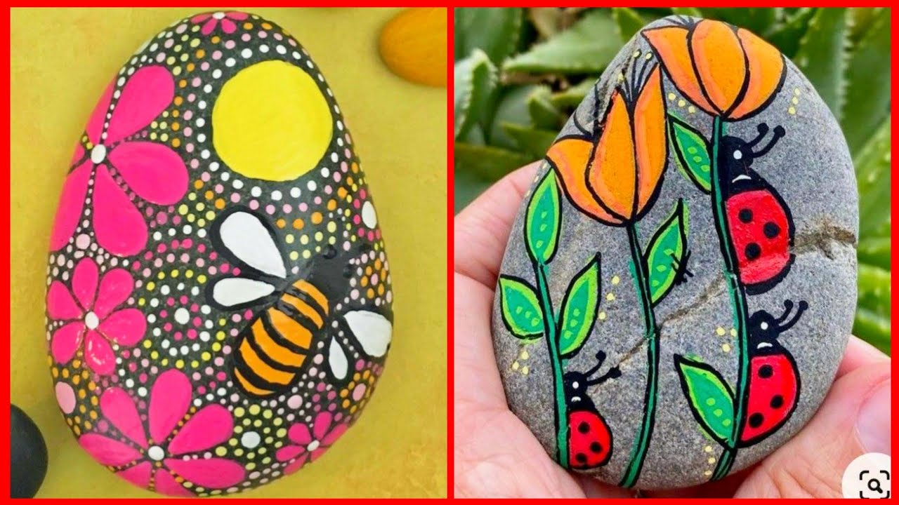 Outstanding and unique stone painting ideas