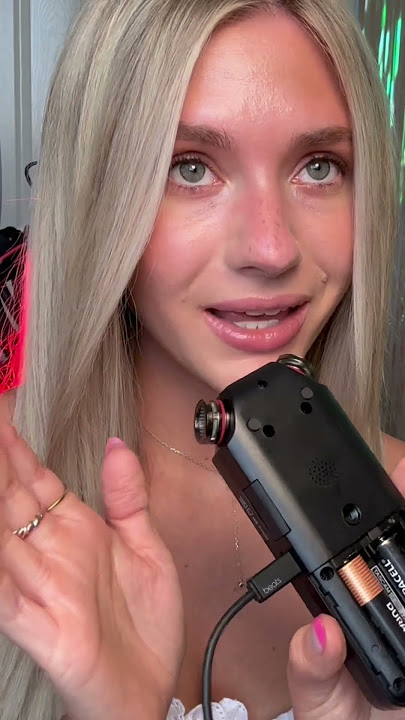 Testing new asmr microphone #asmr #visualtingle #asmrtriggers #tingles #triggersforsleep #asmrsound