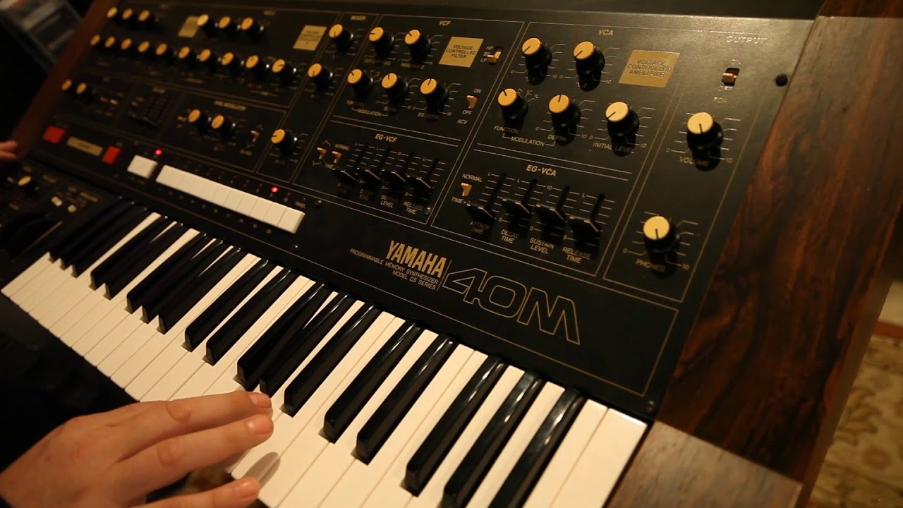 Yamaha CS-40M Patch Demo - High Quality