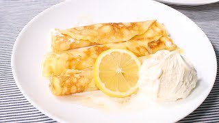 くるくる可愛い　クレープ生地で簡単デザート | Rolled crepe | kurashiru [クラシル]