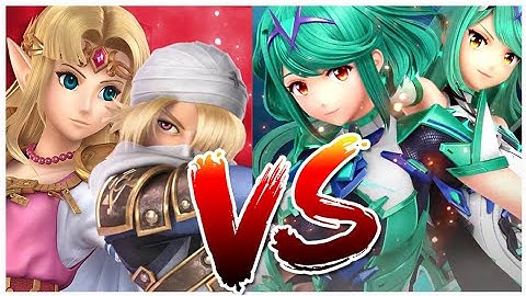 Pyra vs Zelda & Sheik Super Smash Bros Ultimate versus