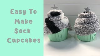 DIY - Sock Cupcakes - Easy To Make