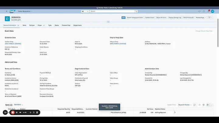 Sales Quotations Made Easy! 📄 SAP FIORI