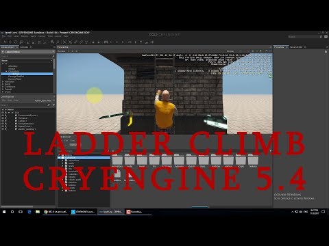 ladder climbing tutorial Cryengine 5.4