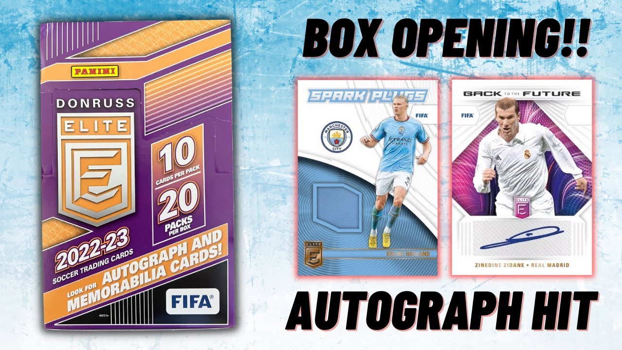 NEW! Panini Donruss Elite FIFA 2022/23 retail box opening