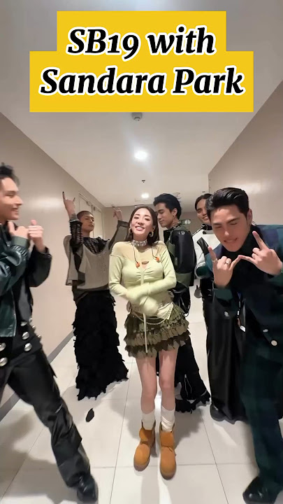 Sandara Park Jamming with SB19!❤️ #sandarapark #sb19 #shorts @MaritesAkoTV