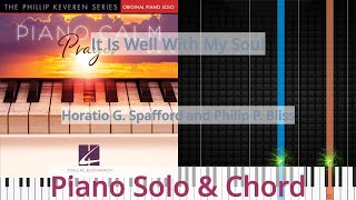🎹It Is Well With My Soul, Solo &amp; Chord, Horatio G. Spafford and Philip P. Bliss, Synthesia Piano