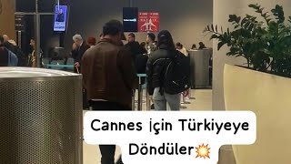 SINEM UNSAL AND OZAN AKBABA WERE SPOTTED AT THE AIRPORT / THEY RETURNED TO Türkiye TO ATTEND THE ...