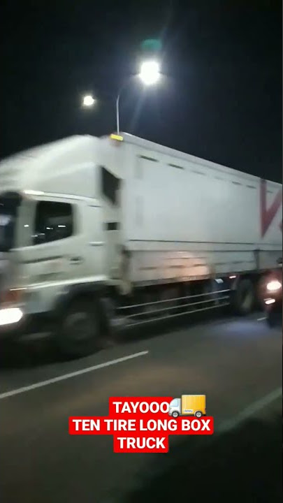 HEY TAYO TRUCK 🚚😎 HINO SYNCRUM LOGISTIC SHIPPING BOX TRUCK TEN TIRE #shorts