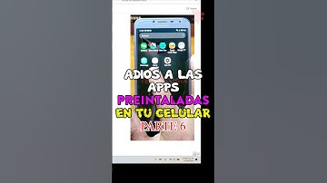 Cómo Quitar Apps Preinstaladas En Tu Móvil Parte 6 #Bloatware #eliminarapp #limpiatucel #smartphone