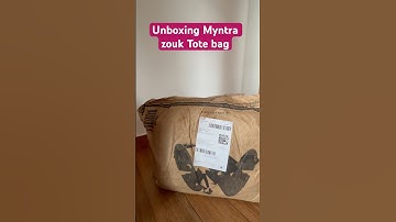 Unboxing zouk tote bag❤️🖤