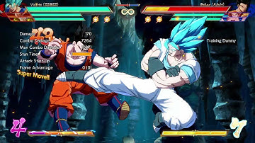 DBFZ Vegito season 4 max damage no spark solo no limit break?