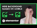 How to Hide Background Images on Mobile Devices in Elementor