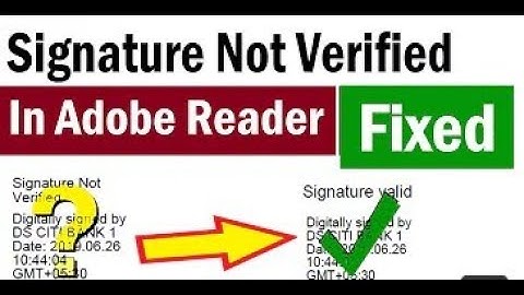 #SignatureNotverified How To Validate Digital Signature in PDF | Signature Not Verified Aadhar Card