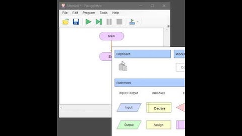 Tecq Mate | Flowgorithm | Flow chart for output only