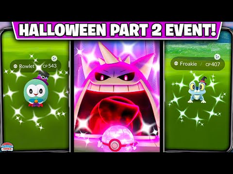 Gigantamax Gengar Debuts in Pokémon GO Halloween Part 2: Double Candy & Costume Pokémon