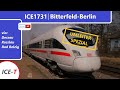 Führerstandsmitfahrt [Umleiter/Altbaustrecke] Bitterfeld-Berlin Hbf *ICE1731* (ICE-T II BR411)