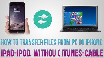 How to Transfer files from PC to iPhone - iPad - iPod , ( Without iTunes & Cable)  URDU,HINDI