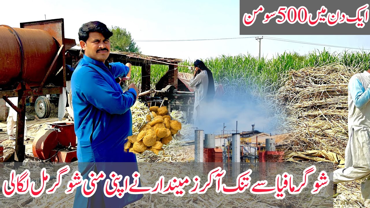 Mini sugar mill in Pakistan|شوگر مافیا سے تنگ آکر کسان بھائی نے اپنی شوگر مل لگالی اہم دلچسپ معلومات