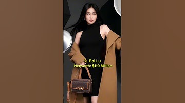 Top 10 Chinese Actresses With Their Networth 2025 #facts #viral #trending #fyp #top10 #shorts