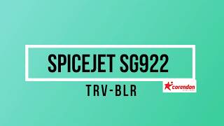 SpiceJet SG922 (Corendon Airlines) Take Off From Trivandrum Int'l Airport