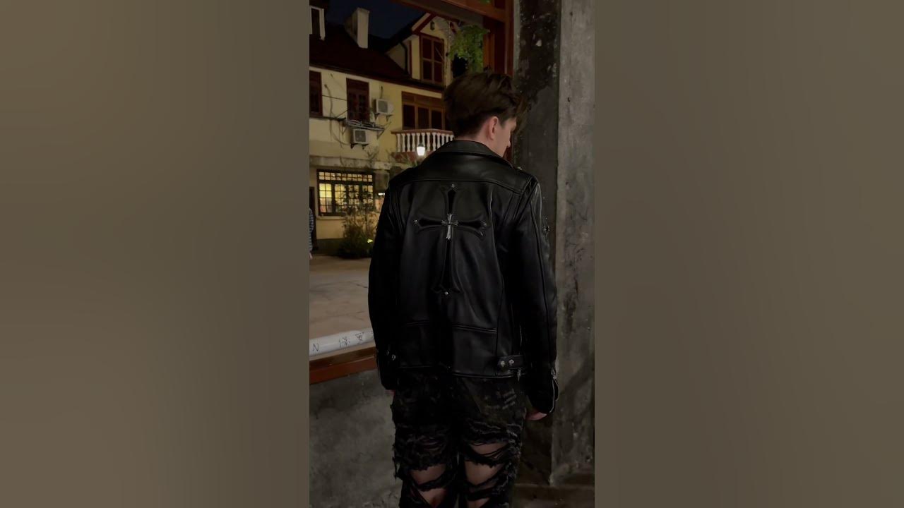 Chrome Hearts 50k Leather Jacket #chromehearts #fashion #streetwear #ootd #balenciaga