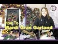 Deco Mesh Mardi Gras Door Garland Sneak Peek