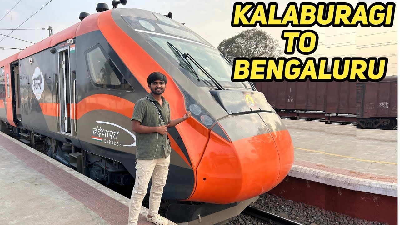 VANDEBHARAT EXPRESS | Kalaburagi To Bengaluru | Inaugural Journey #kannadavlogs