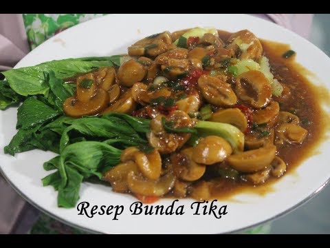 Resep Masakan Ayam Jamur Saus Tiram - Resep Masakan