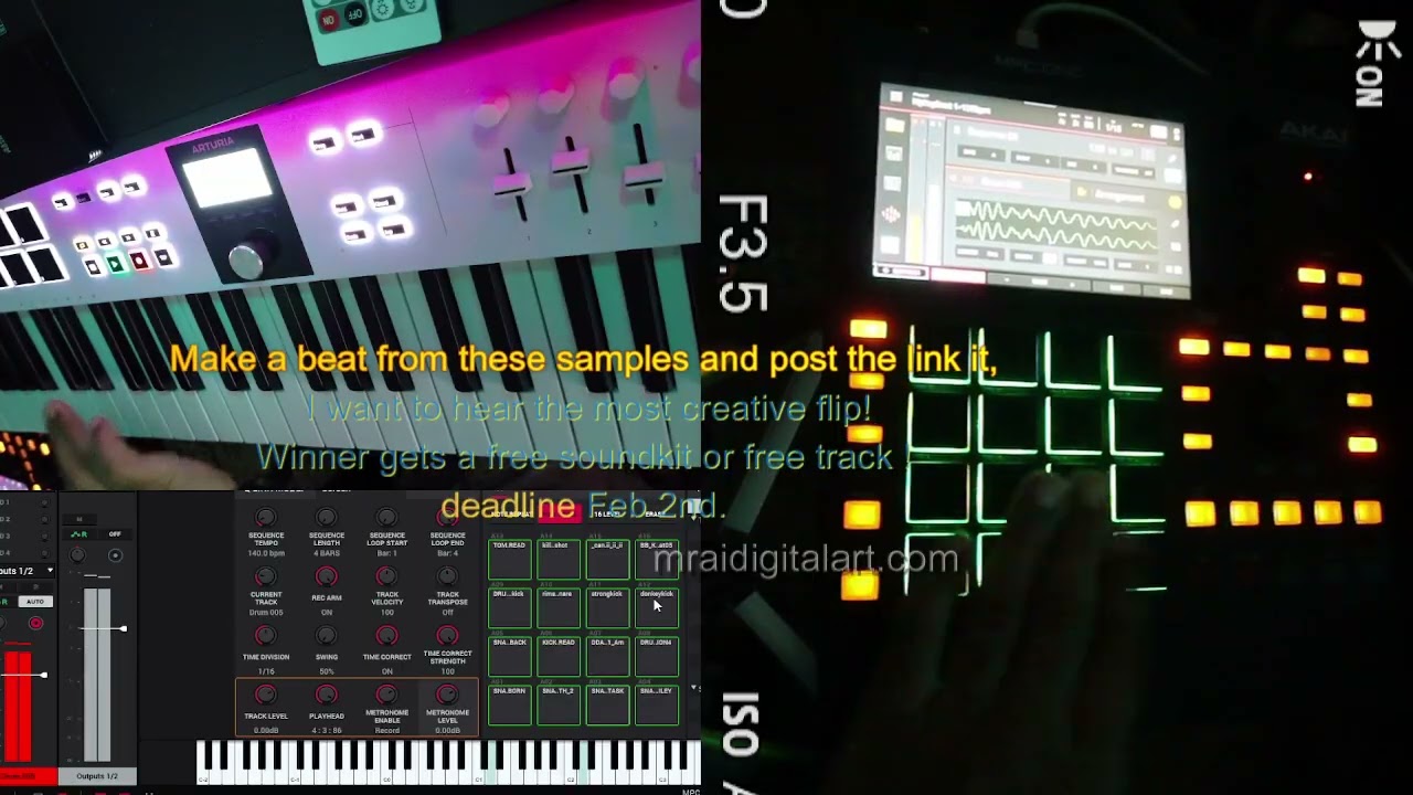 Create a beat using these sounds and post it !