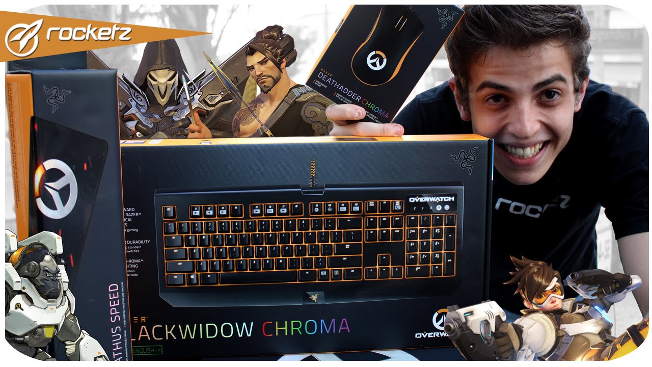 CURTINDO O NOVO SETUP RAZER OVERWATCH - YouTube