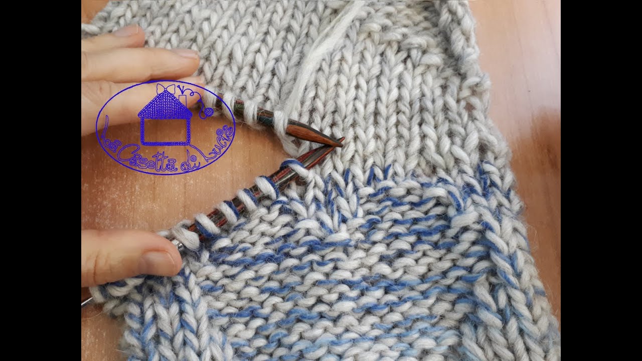 Punto Maglia cucitura invisibile ai ferri