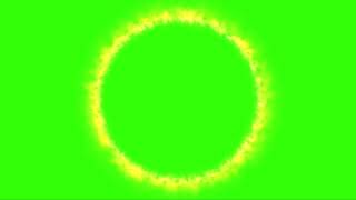 Fire Ring Green Screen Background