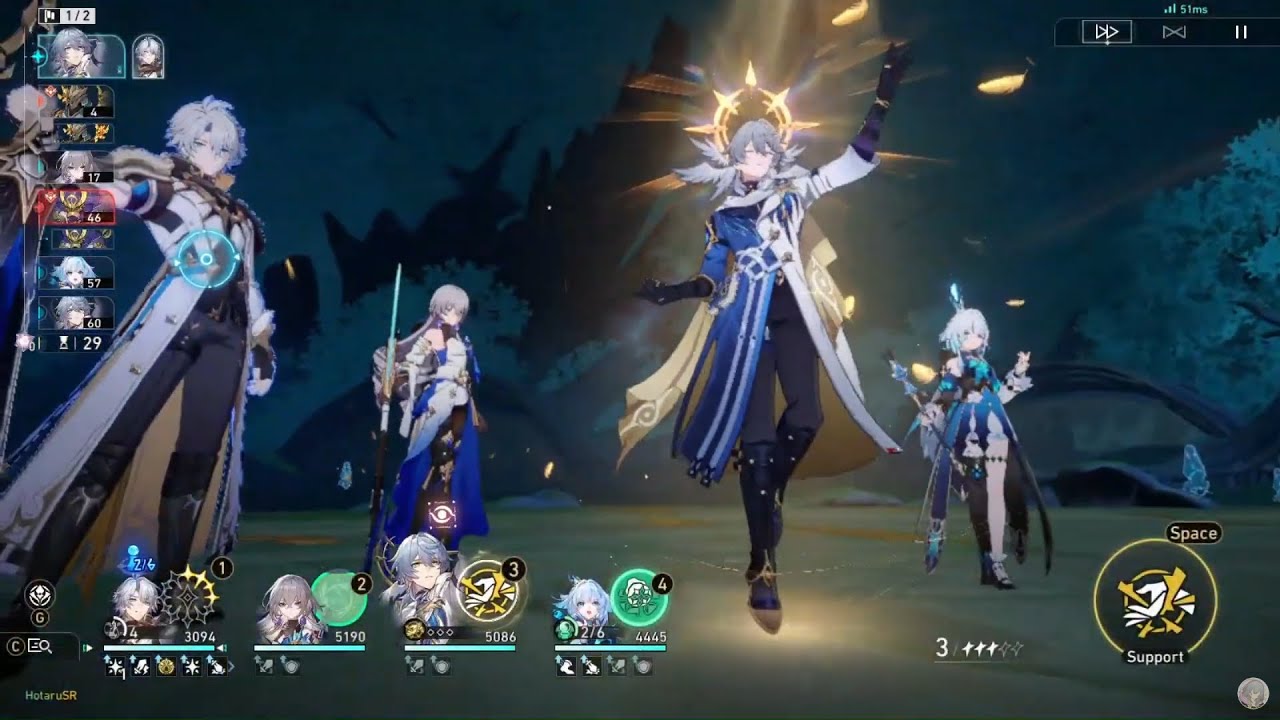 Phainon Bronya Sunday Cerydra zero cycle Lygus Memory of Chaos 3.5