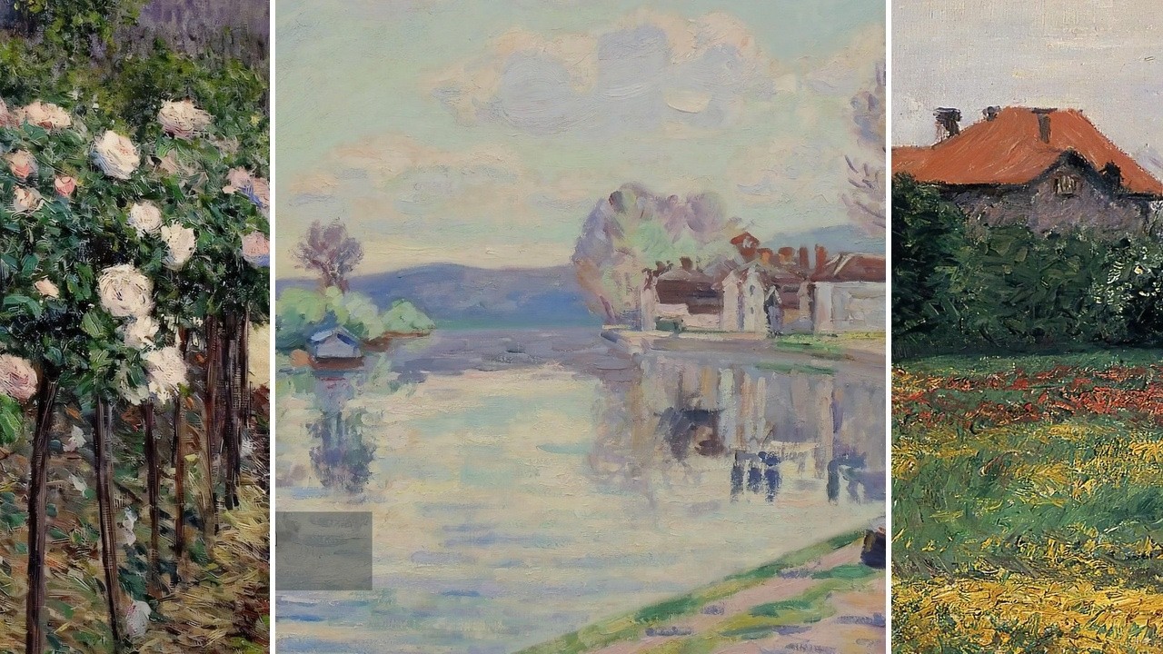 Impressionist Art TV — Silent Art Gallery · October 4 Afternoon | The Seine at Samois… & others
