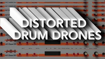 Distorted Drum Drones.1000 BPM ? Yes please!