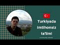 🇹🇷Turkiyada imtihonsiz ta'lim olish