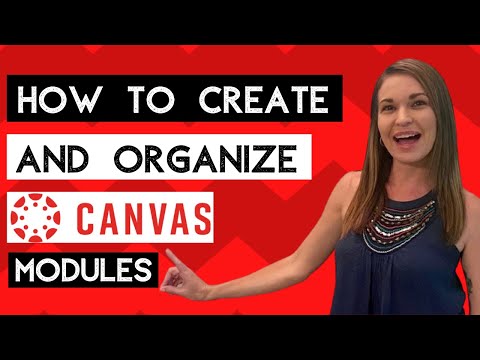 How to Create and Organize Your Canvas Modules (Two ways for elementary teachers)